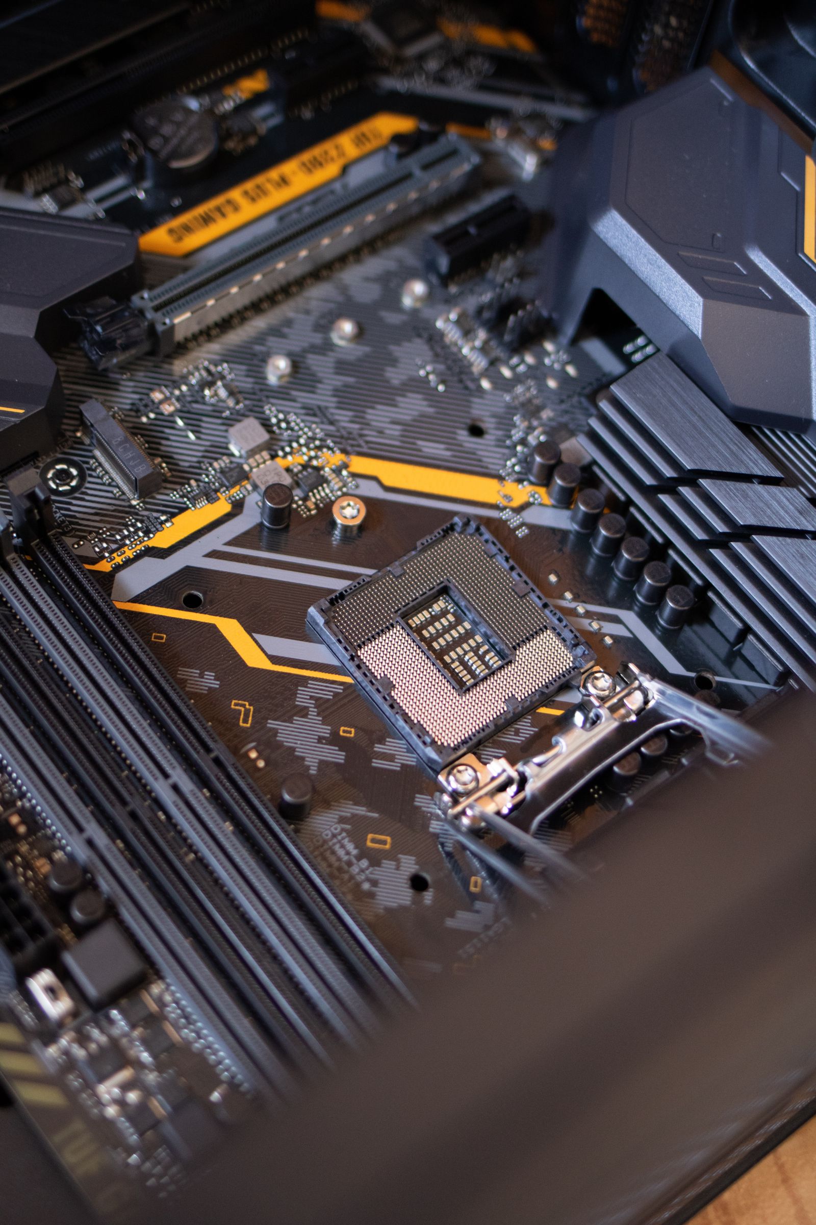 Circuit board detail representing feature systems